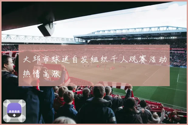 大邱市球迷自发组织千人观赛活动热情高涨