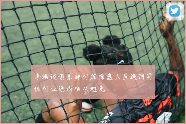 李璇谈俱乐部行贿操盘人虽逃刑罚但行业惩戒难以避免
